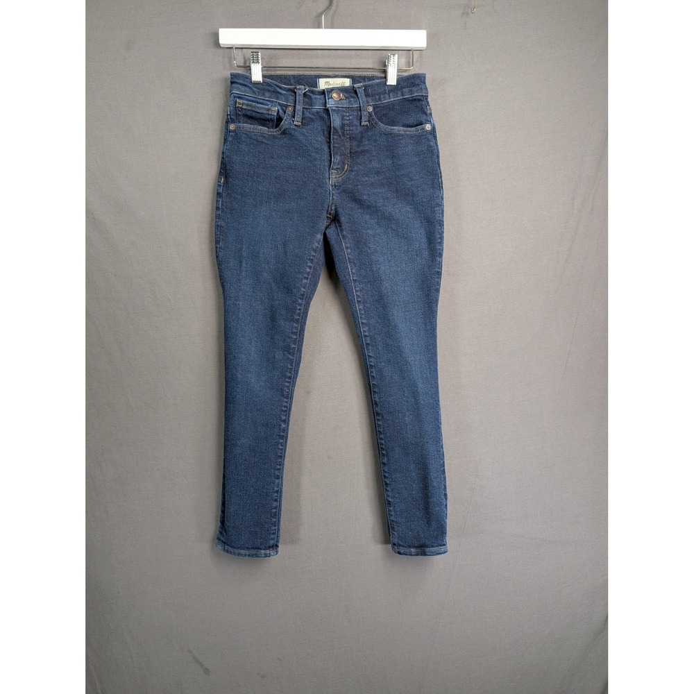 Madewell 9" Mid-Rise Skinny Jeans Blue Denim Size 26P 8223